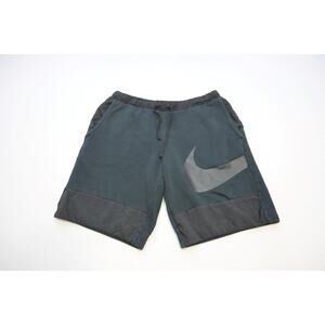 Nike Joggers Gym Shorts Cotton Blend Performance Athletic Black Mens Sz Large